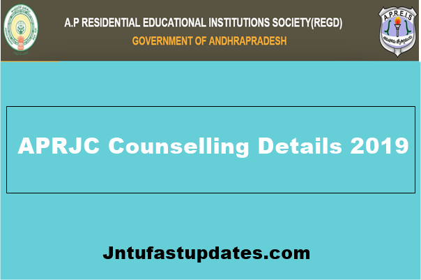 APRJC Counselling Dates 2019