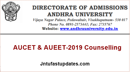 AUCET-AUEET counselling 2019
