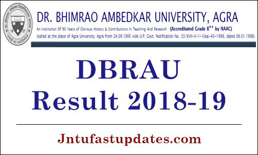 DBRAU Result 2019 BA B.Sc B.Com MA M.Sc M.Com 1st 2nd 3rd