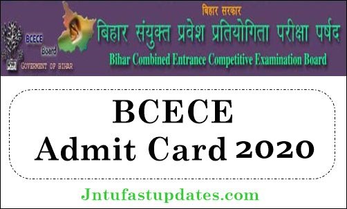 BCECE Admit Card 2020