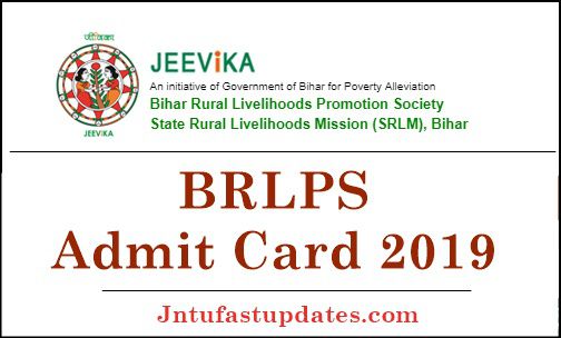 BRLPS Admit Card 2019
