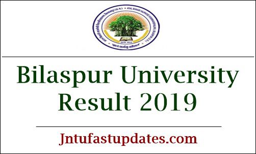 Bilaspur University Result 2019