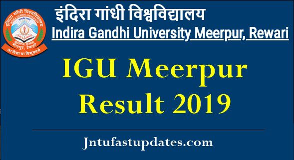 IGU Meerpur Result 2019