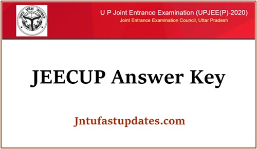 JEECUP Answer key 2020