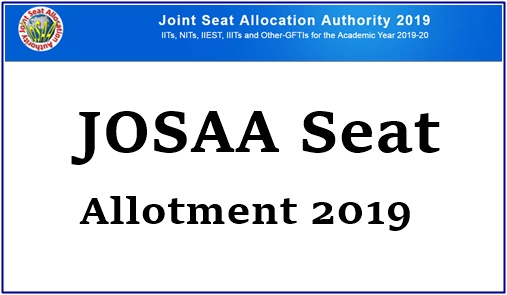 JoSAA Mock Seat Allotment Results 2019