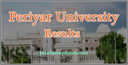 Periyar University Results 2019