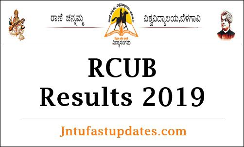 RCUB Even Semester Result 2019