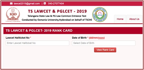 TS LAWCET & PGLCET Results 2019
