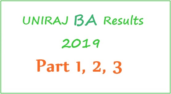 Uniraj BA Final Year Results 2019