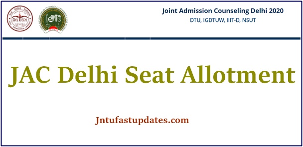jac delhi seat allotment 2020