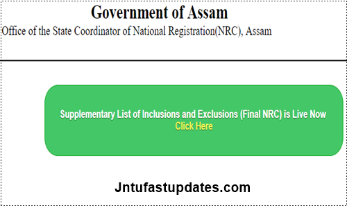 Assam NRC Final List Result 2019