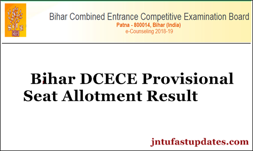 Bihar DCECE 2nd Round Seat Allotment Results 2019 (Released) @ bceceadmissions.nic.in