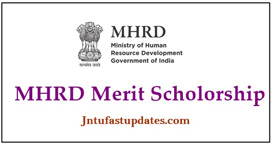 MHRD Merit Scholarship 2019-20 Apply Online