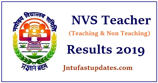 NVS Teacher Result 2019