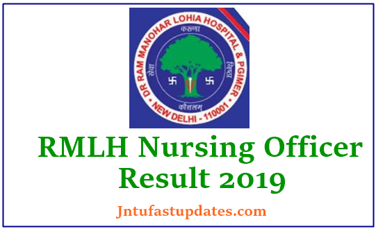 RML Hospital Nursing Officer Result 2019