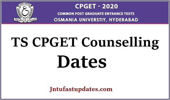 TS CPGET Counselling Dates 2020
