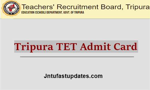 Tripura TET Admit Card 2021