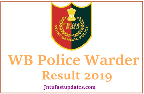 WB Police Warder Result 2019