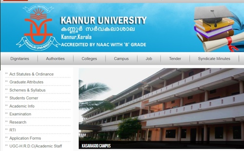 Kannur University Time Table 2019