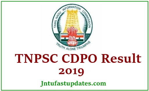 TNPSC CDPO Result 2019
