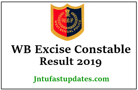 WB Police Excise Constable Result 2019