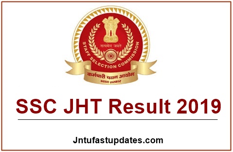 SSC JHT Result 2019 