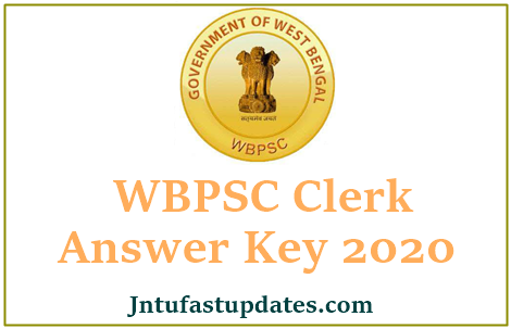 WBPSC Clerk Answer Key 2020