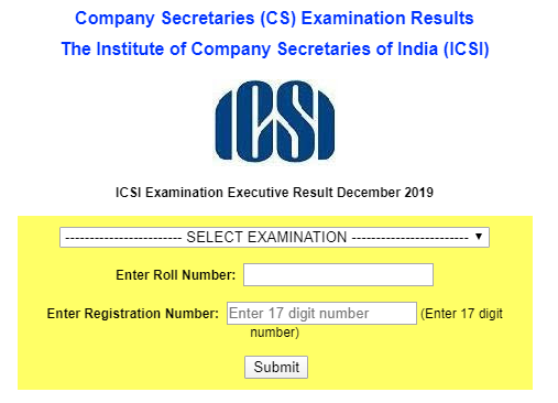 ICSI Executive Result Dec 2019