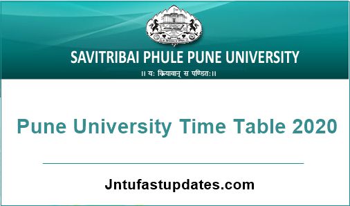 Pune-University-Time-Table-2020