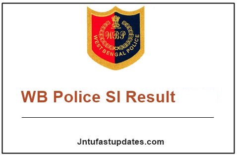 WB Police SI Result 2022