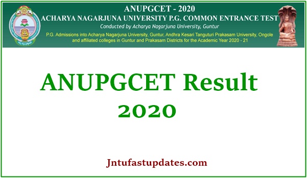 ANU PGCET Results 2020 (Released) – Rank Card Download @ pgcet.anudoa.in