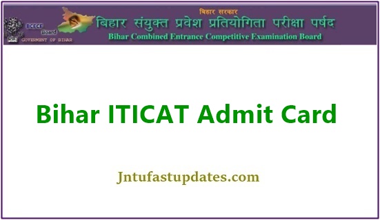 Bihar ITICAT Admit Card 2021