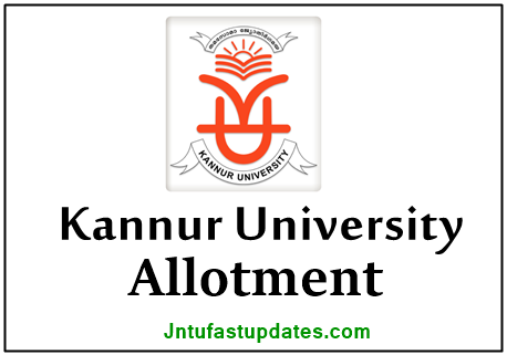 Kannur University Degree First Allotment 2021