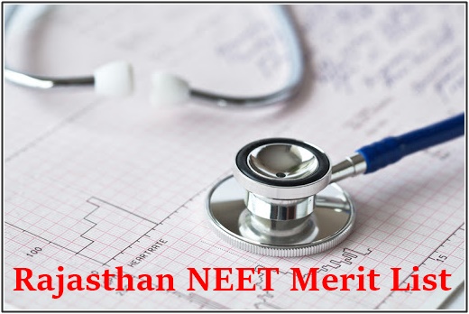 Rajasthan Neet Merit List 2020