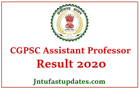 CGPSC Assistant Professor Result 2021 (Released) – Merit List, Cutoff Marks & Selected candidates