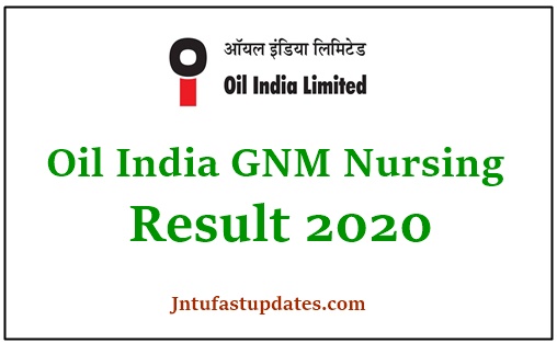 Oil India GNM Nursing Result 2020