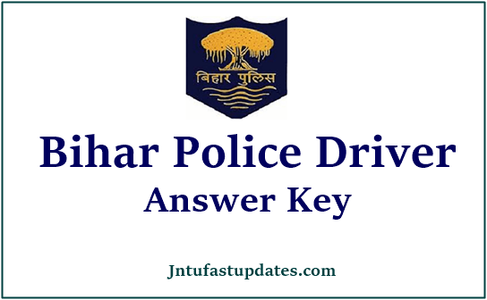 Bihar Police Driver Answer Key 2021