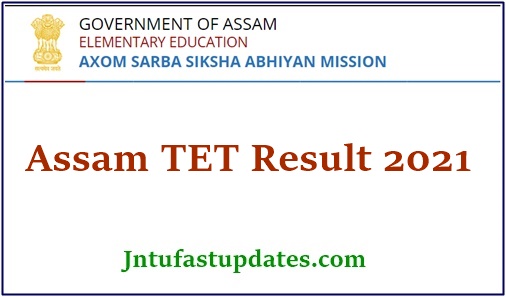 Assam TET Result 2021