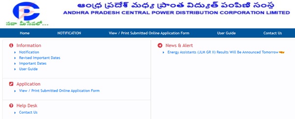 APCPDCL Energy Assistant Result 2021 (Released) – JLM Merit List, Cutoff Marks (Selected Candidates)
