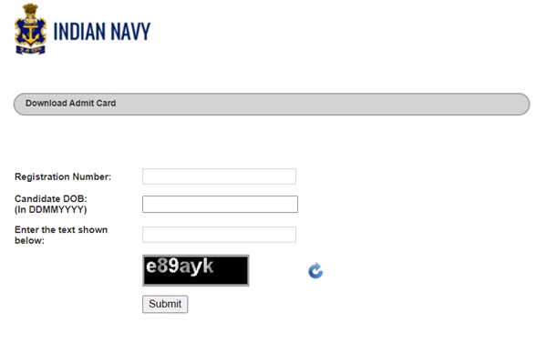 Indian Navy Tradesman Mate Admit Card 2021 (Released) – Download Exam Date, Call Letter