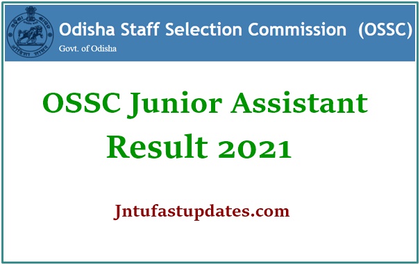 OSSC Junior Assistant Prelims Result 2021