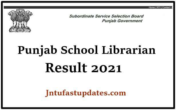 Punjab School Librarian Result 2021