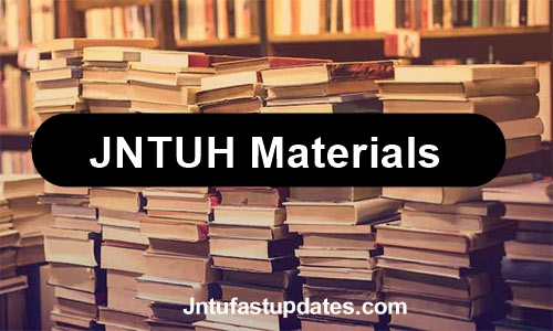 jntuh-materials