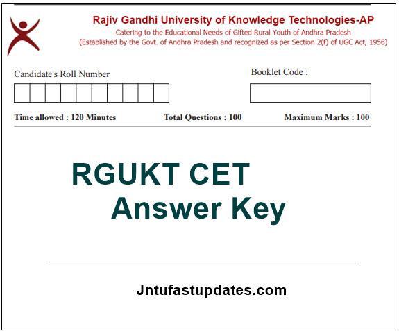 RGUKT CET Answer Key 2021
