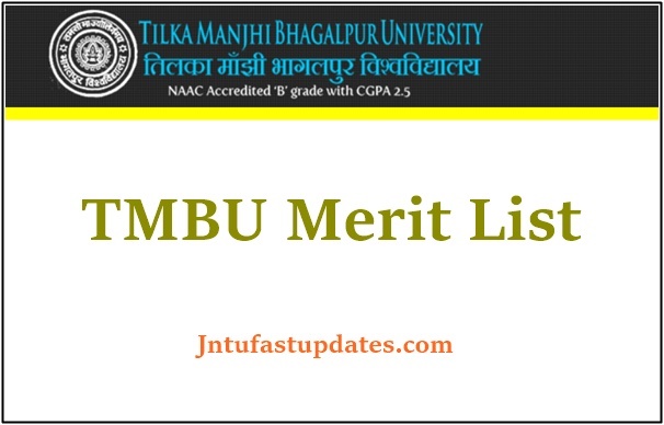 TMBU Second Merit List 2021