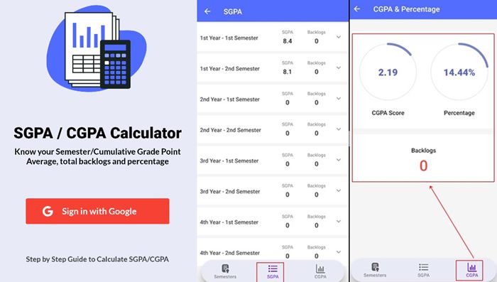 SGPA-CGPA Calculator