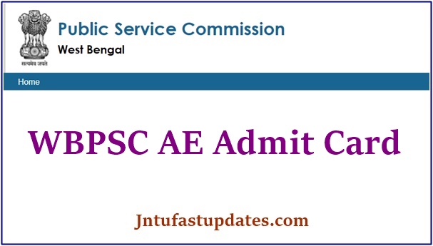 WBPSC Assistant Engineer Admit Card 2021 Out Today, AE Mechanical Electrical Hall Ticket
