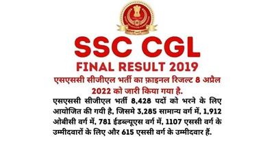 SSC CGL 2019 Final Result Declared At ssc.nic.in