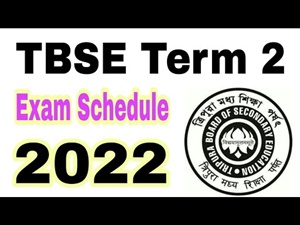 TBSE Term 2 Exam Schedule 2022