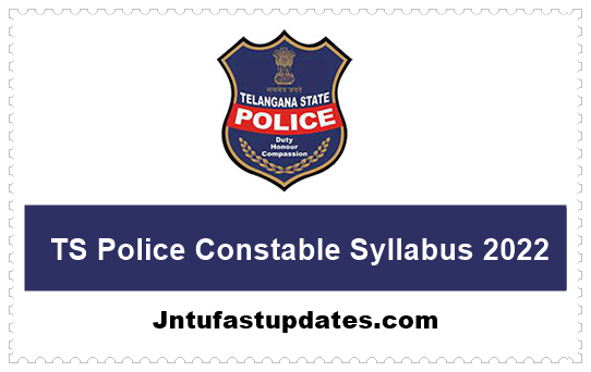 TS Police Constable Syllabus 2022